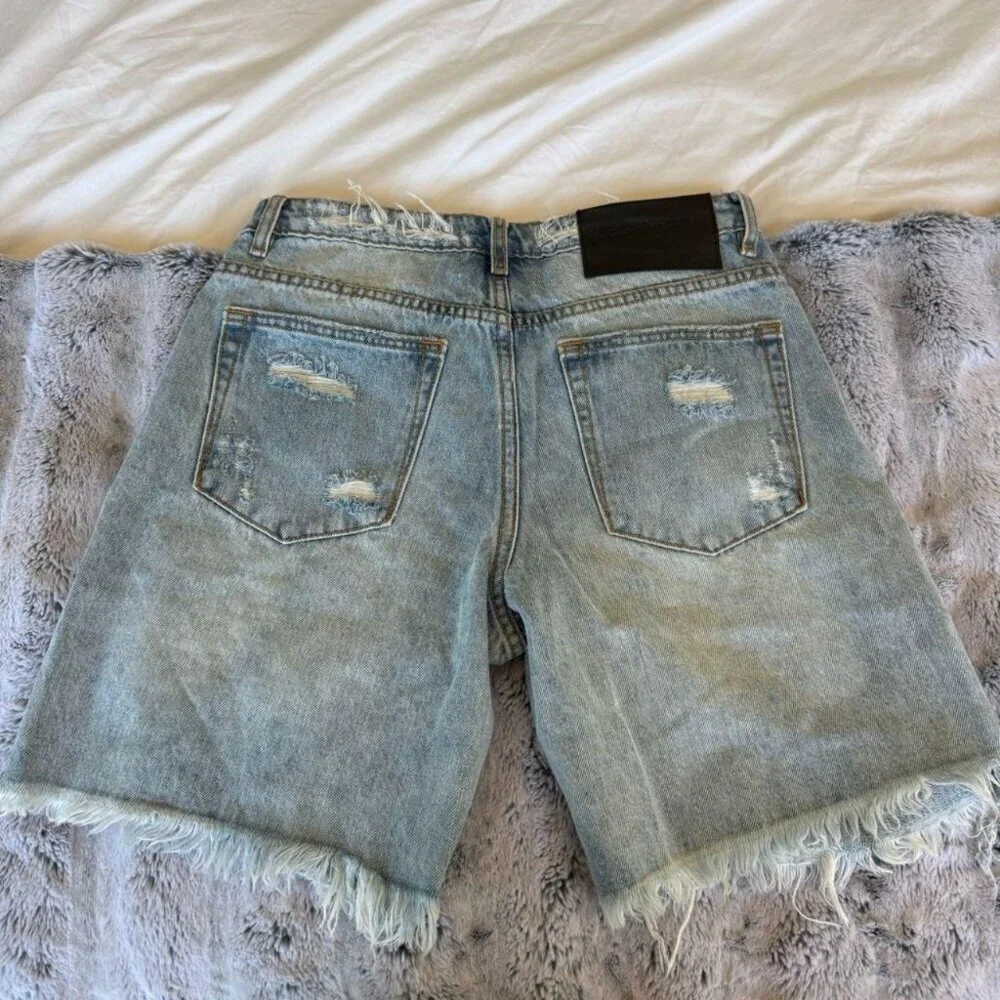 One Teaspoon Bermuda Jean Shorts - Picture 6 of 7